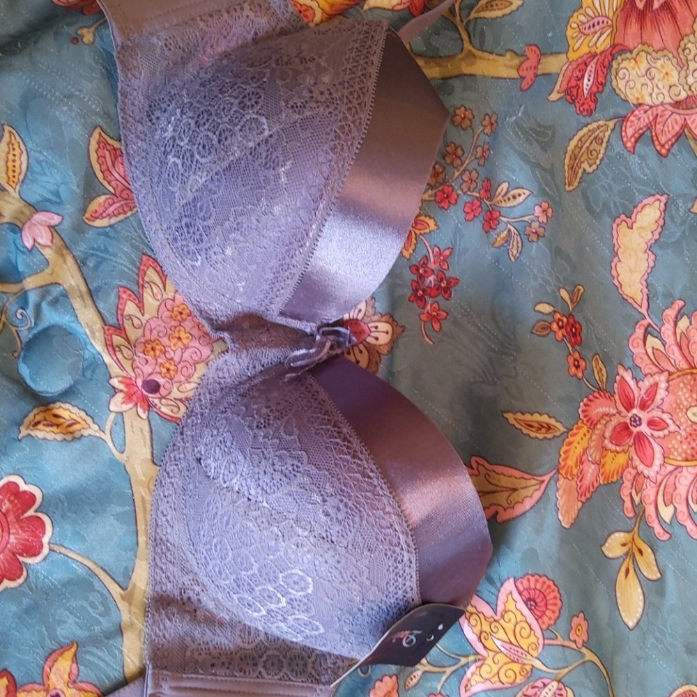 Grey Pushup bra